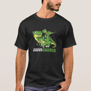 Camiseta Mulheres Gammasaurus Cute GAMMA Saurus Dinosaur Ch