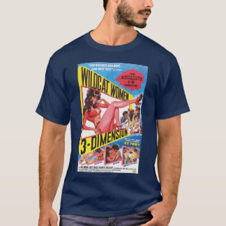 Camiseta Mulheres Gato Selvagem 3D