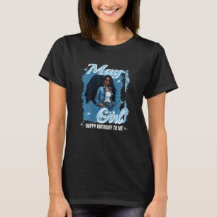 Camiseta Mulheres Gemini Mulher Taurus Zodiac Melanin RainM
