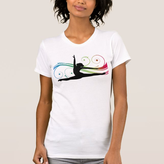 Camiseta Mulheres / Ginástica Adolescente Sujeira (Frente)