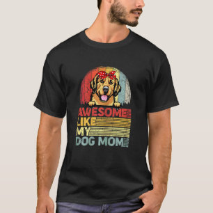 Camiseta Mulheres Golden Retriever Distressed Incrível Como