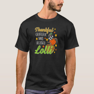 Camiseta Mulheres Graças Feliz Abençoada Abençoada Queda do