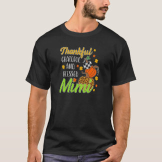Camiseta Mulheres Graças Graças Feliz Abençoada Queda do ou