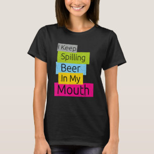 Camiseta Mulheres Gráficas Cuta Colorida Eu Continuo Escrev
