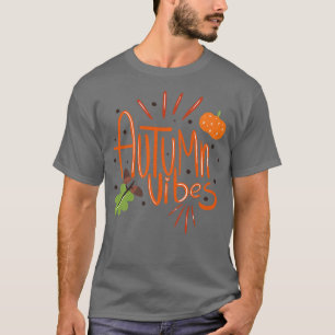 Camiseta Mulheres Gráficas De Outono De Queda Cuta Vibes