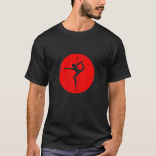 Camiseta Mulheres Gráfico Retro Ginasta Ginástica Acrobata 