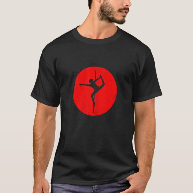 Camiseta Mulheres Gráfico Retro Ginasta Ginástica Acrobata  (Frente)