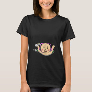 Camiseta Mulheres Grávidas Anunciando Jogadora Mãe Maternid