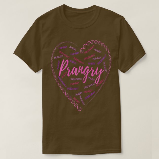 Camiseta Mulheres grávidas Anúncio de Gravidez com Revolta  (Frente do Design)