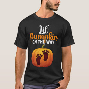 Camiseta Mulheres Grávidas No Halloween A Pumpkin No Caminh