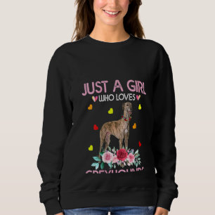 Camiseta Mulheres Greyhound Dog Tee Para Mulheres Apenas Um
