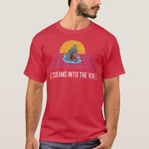Camiseta Mulheres Gritando No Void Shark Stress Funn