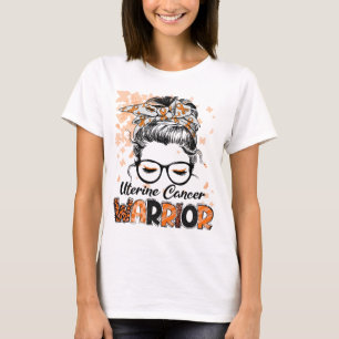Camiseta Mulheres Guerreiras do Câncer Uterino Sobrevivente