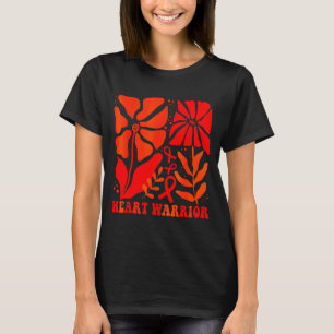 Camiseta Mulheres Guerreiras do Coração Conscientização sob