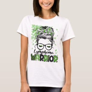 Camiseta Mulheres Guerreiras do Linfoma Sobrevivente Menina