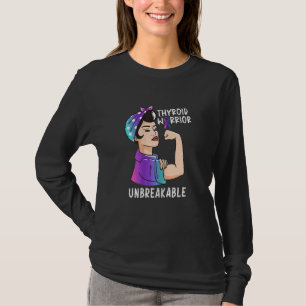 Camiseta Mulheres Guerreiros da Tiroide Awarene Inseparável