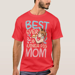 Camiseta Mulheres Guiné Porco Mãe para Guiné Porco Mãe