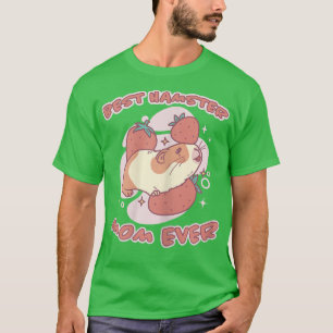 Camiseta Mulheres Hamster Dizendo Melhor Hamster Mãe Moreir