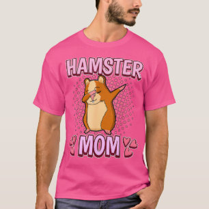 Camiseta Mulheres Hamster Mãe Mamãe Hamster