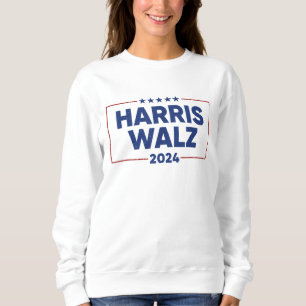 Camiseta Mulheres Harris Valsa 2024 Eleição Kamala Harris