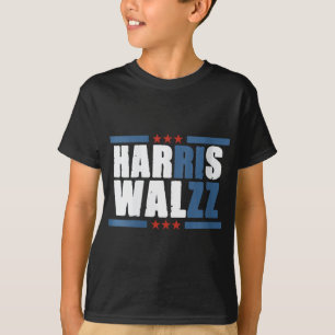Camiseta Mulheres Harris Wz Rizz Funny Votando Kamala Presi