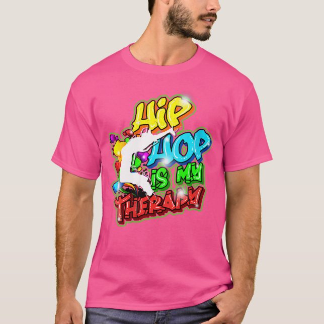 Camiseta Mulheres Hiphop Para Rapper Men Beatbox Rap Graffi (Frente)