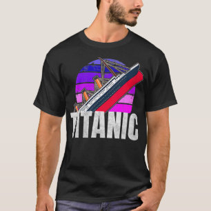 Camiseta Mulheres História Titânica Vintage Cruise Navio VN