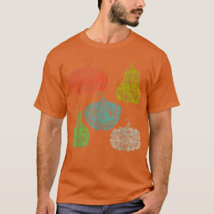 Camiseta Mulheres, Homens, Crianças Abóbora de Halloween Vi