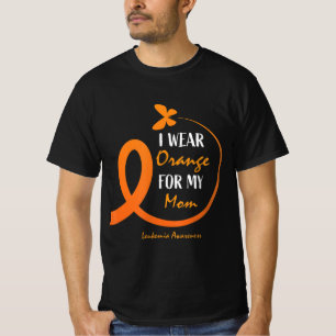 Camiseta Mulheres Homens Crianças Eu Visto Laranja Para Min