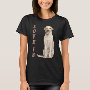 Camiseta Mulheres Homens Crianças Labrador Retriever Cão La