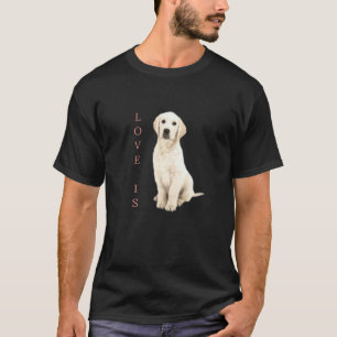Camiseta Mulheres Homens Crianças Labrador Retriever Cão La