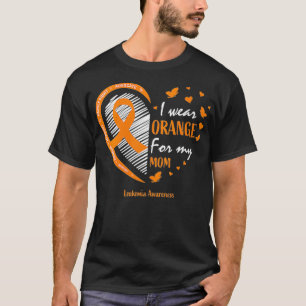 Camiseta Mulheres Homens Crianças Mulheres Eu Visto Laranja
