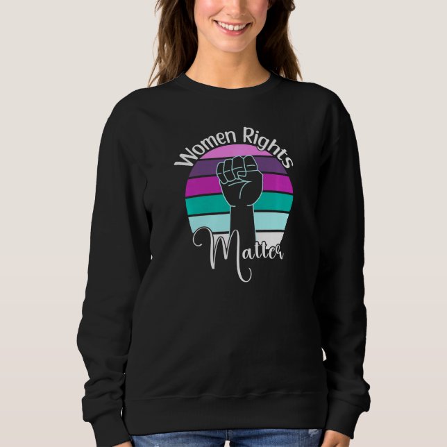 Camiseta Mulheres Igualdade No Arco-Íris Para Mulheres Femi (Frente)