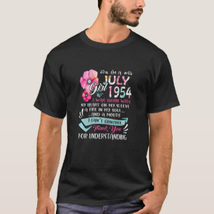Camiseta Mulheres incríveis desde 1954 68º aniversário Eu s