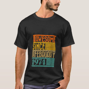 Camiseta Mulheres Incríveis Desde Fevereiro De 1974 50 Anos