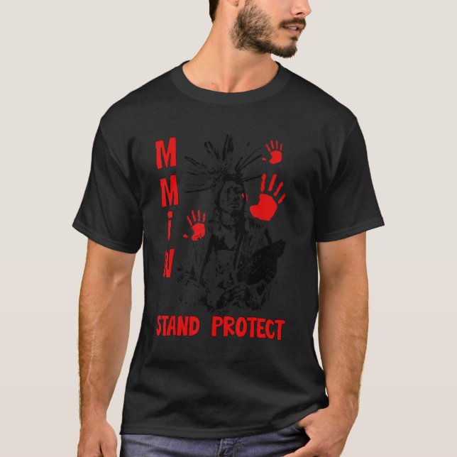 Camiseta Mulheres Indígenas desaparecidas e assassinadas MM (Frente)