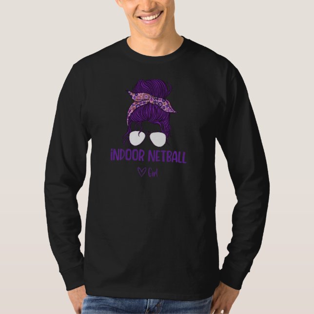 Camiseta Mulheres internadas a atletas do Netball em apoio  (Frente)
