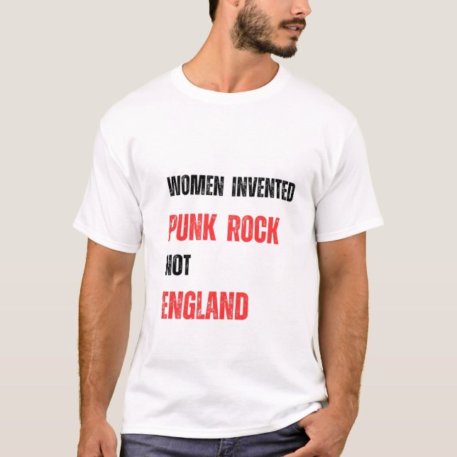 Camiseta Mulheres Inventadas de Pedra não inglaterra (Frente)