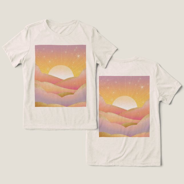 Camiseta Mulheres Iridescentes no Sol (Design Frente e Verso)