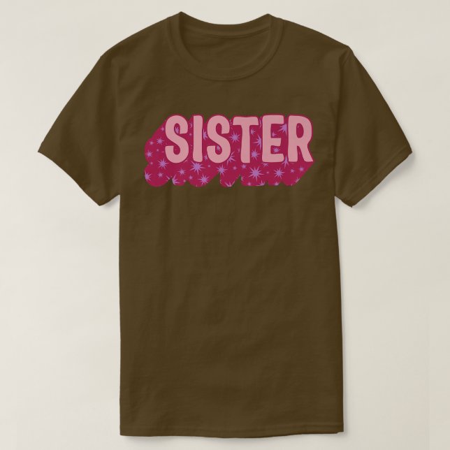 Camiseta Mulheres Irmãs Feministas Empoderadas Suporte de E (Frente do Design)