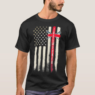 Camiseta Mulheres Ironadas Presentes Cruz Cristã Religiosa