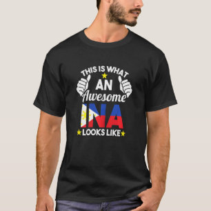 Camiseta Mulheres Isto É Como Uma Incrível Ina Parece Uma M