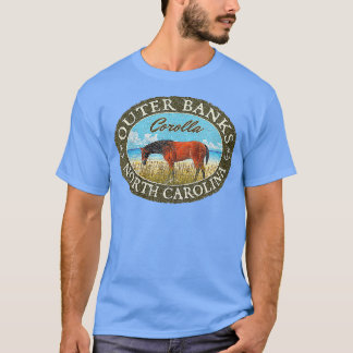 Camiseta Mulheres JCombs Corolla, Outer Banks, NC, com Coro