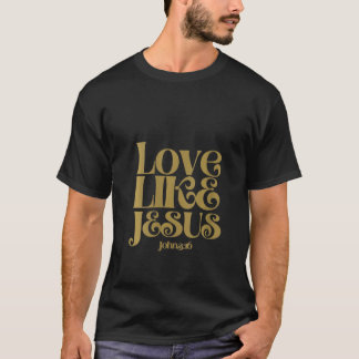 Camiseta Mulheres Jesus Cristo Cristão Enchido Com O