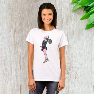 Camiseta Mulheres Jogadoras Tênis