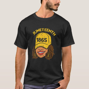 Camiseta Mulheres Junho 1865 Junho 19ª Mulher Orgulho Negro