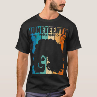 Camiseta Mulheres Junta Dia da Independência Retroativo Afr