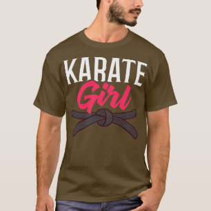 Camiseta Mulheres Karate Fighter Black Belt Formação B
