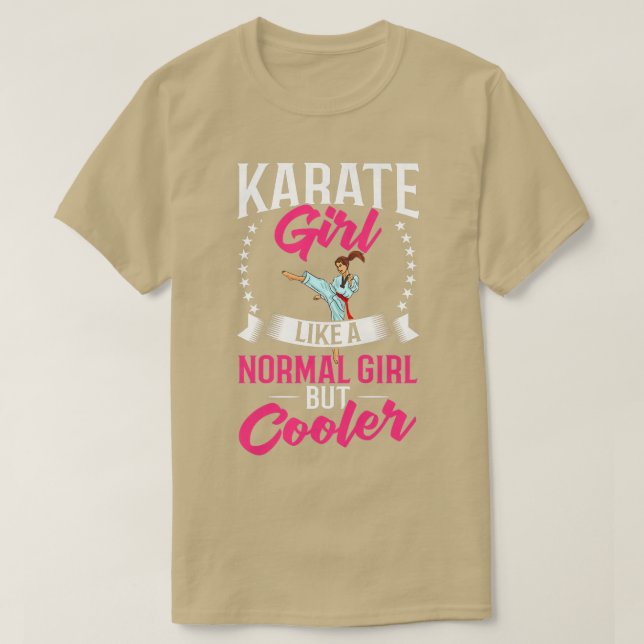 Camiseta Mulheres Karate Fighter Black Belt Formação B (Frente do Design)