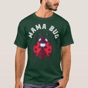 Camiseta Mulheres Ladybug Mama Inseto Insetor Mãe Cute L